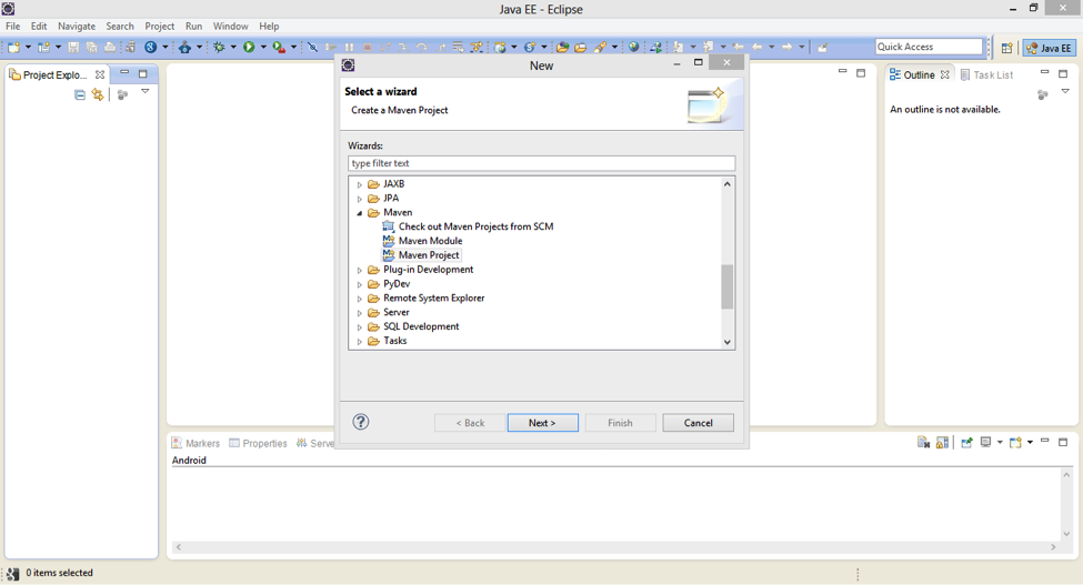 SelectMavenProject2